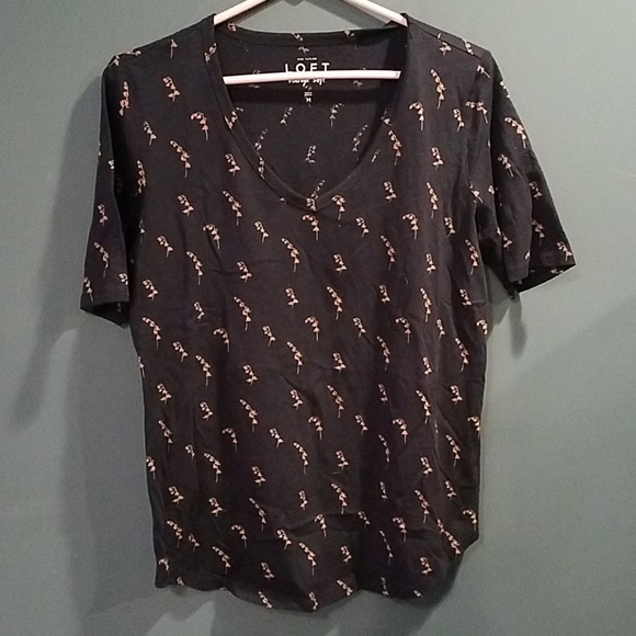 LOFT Tops - Ann Taylor Loft Vintage Soft flower print t-shirt‎ Medium